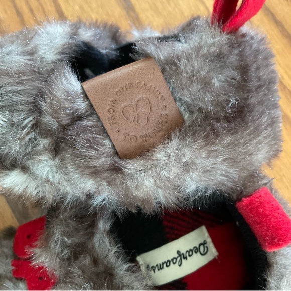 EUC Dearfoams Baby Bear Slippers, Sz 3-6 Mos. - Picture 3 of 6